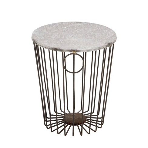 Metal accent 2024 stool