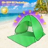 iMountek"Pop-Up Beach Tent Sun Shade Shelter, UV Protection, Waterproof, for 2-3 People with Net Window"BlueCoffeeGreenPurple&Red - 4 of 4