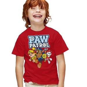 Boys' Short Sleeve Paw Patrol To the Rescue T-Shirt - 1 of 4