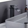 SUMERAIN Matte Black Vessel Sink Faucet Single Hole Faucet, 304 Stainless Steel Bathroom Sink Faucet - 2 of 4