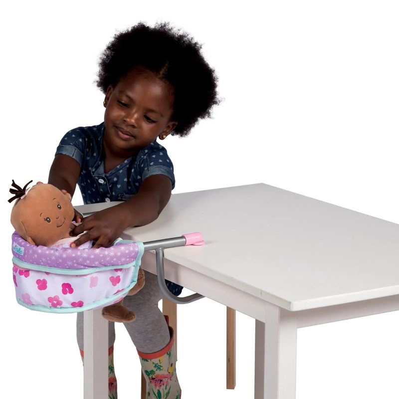 Manhattan Toy Baby Stella Time to Eat Table Chair First Baby Doll Play Set for 15" Dolls, 3 of 7