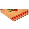 HomeRoots 17" X 29" Brown Red And Green Merry Christmas Outdoor Coir Door Mat - 4 of 4