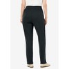 Woman Within Plus Size Tall 7-Day Knit Ribbed Straight Leg Pant - 3 of 4