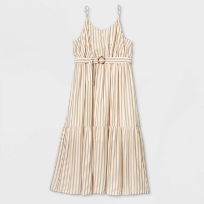 tan dress plus size
