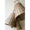 Kalalou Woven Willow Christmas Bells Set – Handcrafted Rustic Holiday Ornaments - 3 of 3