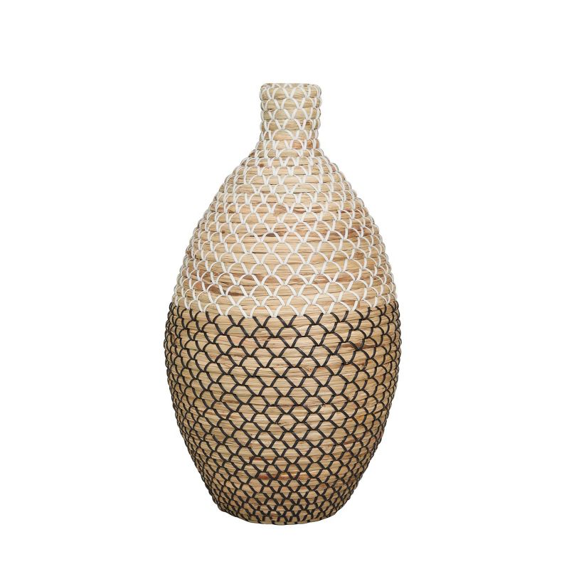 20&#39;&#39; x 11&#39;&#39; Tall Seagrass Woven Floor Vase Brown - Olivia &#38; May, 5 of 8