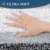 BAGOKIE Ultra Soft 3-Piece Microfiber Bathroom Rug Set - 3 of 4