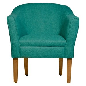 Textured Tub Chair Teal - HomePop, Blue