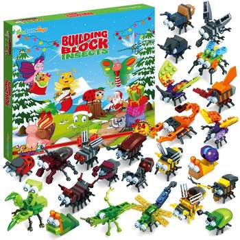 Fun Little Toys Christmas Advent Calender - Insect Building Blocks