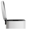 Metal Trash Can with Lid - Step-on Kitchen Garbage Bin, Rustproof, Waterproof with Inner Bucket & Soft Close Lid - 3 of 4