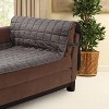 Deluxe Pet Chaise Furniture Cover Dark Gray - Sure Fit: Machine Washable, Indoor Polyester Protector - 2 of 3