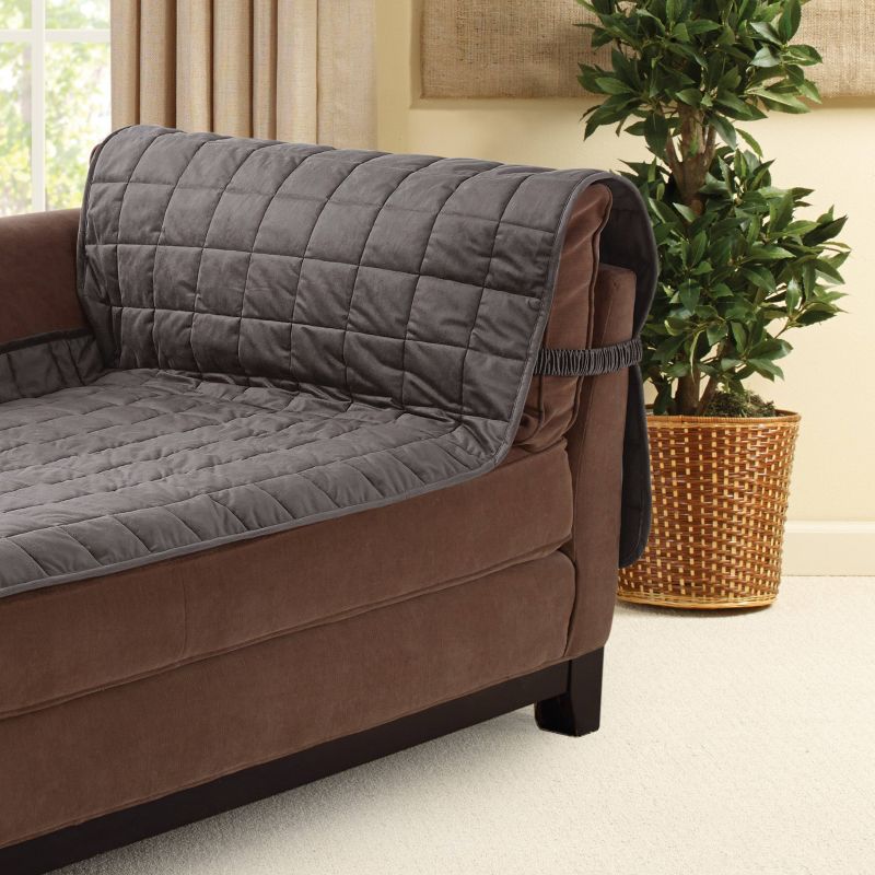 Deluxe Pet Chaise Furniture Cover Dark Gray - Sure Fit, 2 of 4