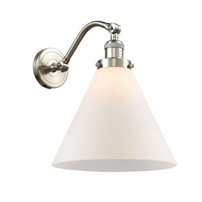 Cone - 1 Light Wall Sconce In Industrial Style-14 Inches Tall and 12 Inches Wide