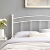 Modway Abigail Full Metal Headboard -  Seven Mounting Positions  - iron frame powder coated, Plastic tube plug - 4 of 4