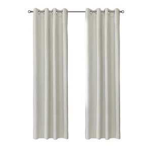 Habitat Ashcroft Light Filtering Exclusive Weave Grommet Curtain Panel Linen - 1 of 4