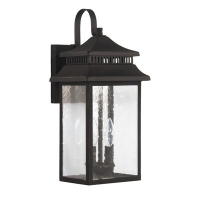 Craftmade Lighting Crossbend 2 - Light Wall Light in  Dark Bronze Gilded