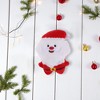 Unique Bargains Christmas Brooches Santa Claus Plush Red White 1 Pcs - 2 of 4
