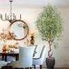 Wikineon Oakpark Faux Olive Tree in Black Plastic Pot. - 2 of 4