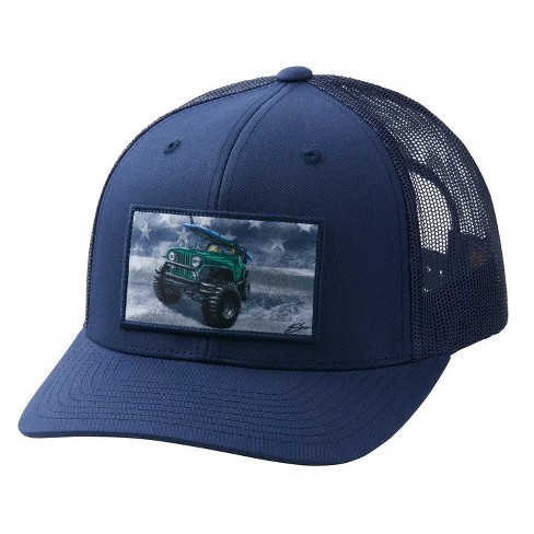 HUK Mens Trucker Anti-Glare Fishing Snapback Hat 