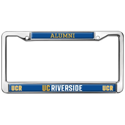 University of California, Riverside Alumni Full Size Standard License Plate Metal Frame