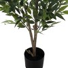 GlasFlength Artificial Plants Artificial Rubber Tree Artificial Acacia Tree Faux Plants for Indoor Home Decoration, Green, 23"*21"*47" - 4 of 4
