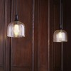 Quorum Lighting Richmond 1-Light Pendant, Oiled Bronze, Clear Seeded - 3 of 3