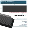 SMARTSTANDARD 105.9 in. x 20.47 in. x 0.9 in. Slat Wood Acoustic Sound Absorbing 3D Decorative Wall Paneling, 2-Pack - 3 of 4