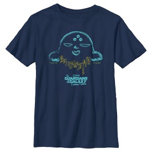Boy's Guardians of the Galaxy Holiday Special Alien Writing T-Shirt - 1 of 4