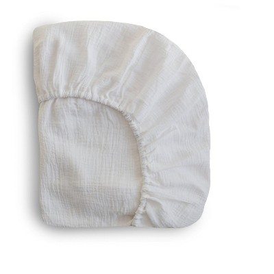 Mushie Mini Muslin Crib Sheet