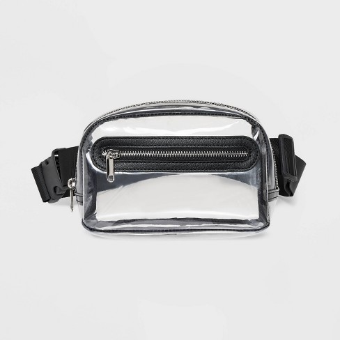 Black and outlet white fanny pack