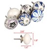 Unique Bargains Hand Painted Ceramic Door Wardrobe Cupboard Cabinet Knobs - 2 of 4