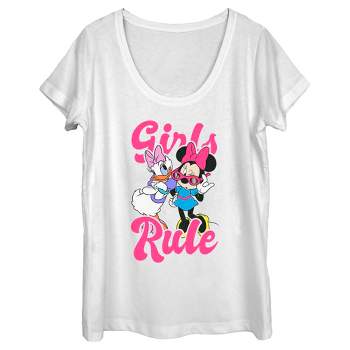 Women's Mickey & Friends Daisy and Minnie Girls Rule T-Shirt