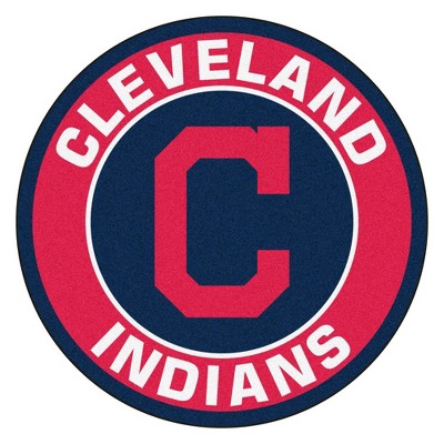 MLB Cleveland Indians 27"x27" Roundel Rug