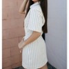 Women's Stripe Jacket - MIOU MUSE - 2 of 4