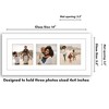 Americanflat 9x12 Picture Frame with Polished Plexiglass - Set of 2 - Use as 6x8 Frame with Mat or 9x12 Frame Without Mat - Gold - 2 of 4