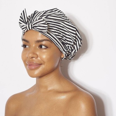 Kitsch LuxuryShower Cap - Stripe in Recycled Polyester