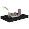 vidaXL Floating Wall Shelves 4 pcs Black 15.7"x9.1"x1.5" MDF - 3 of 4