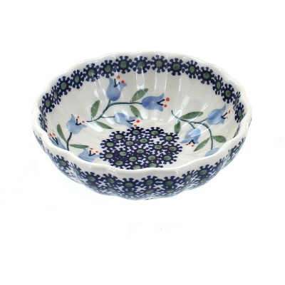 Blue Rose Polish Pottery M094 Manufaktura Small Scallop Bowl : Target