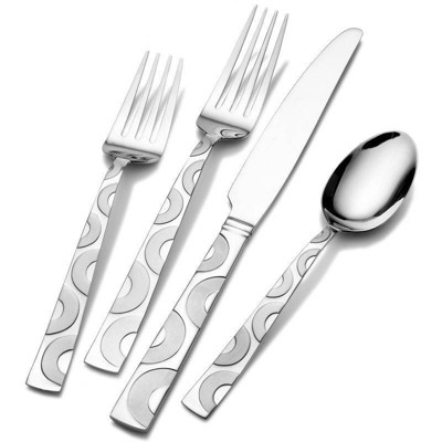 International 34pc Stainless Steel Wheels Silverware Set