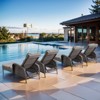 POCASSY Outdoor Chaise Lounge Chair Patio Recliner with Cushion, Adjustable Backrest Outdoor Recliner with All Weather Wicker and Olefin Cushion Cover - 3 of 4