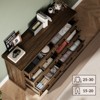 6 Drawer Dresser, Farmhouse Chest of Drawers, Wooden Dresser for Bedroom with Metal Handle, Storage Organizer for Living Room, Entryway - 3 of 4