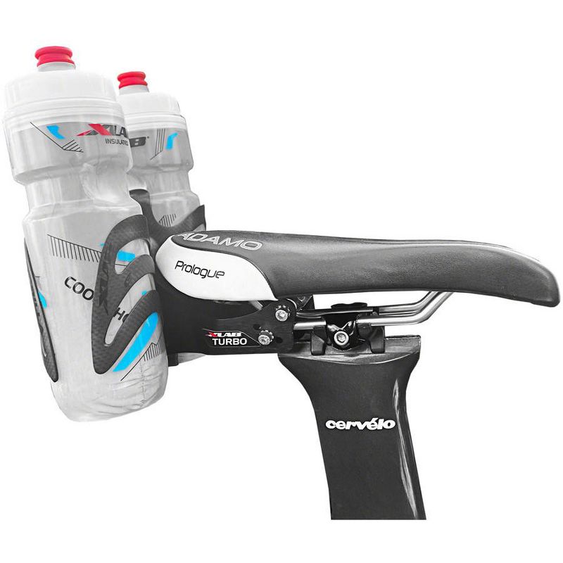 XLAB Turbo Wing w/Gorilla Matte Cages Saddle Mounted Dual Water Bottle Carrier System, 2 of 3