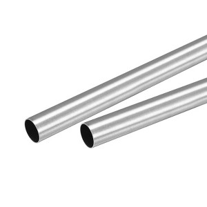 Unique Bargains 304 Stainless Steel Corrosion Resistant Round Home Decoration Tube 2 Pcs - 1 of 4