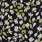 black mini bloom floral