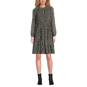 Lands' End Women's Chiffon Above the Knee Adjustable Dress - 1 of 4