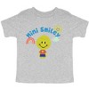 The Juniper Shop Mini Smiley Rainbow Cloud Lumi Toddler Short Sleeve Tee - 2 of 4