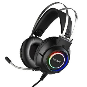 Goodmans Gaming Headset w/ Multi Color Changing LED Lighting - 1 of 3