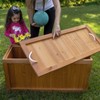 Gorilla Playsets Outdoor Wooden Toy Chest - Amber Stained Cedar - 4 of 4