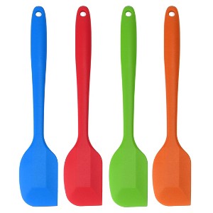 Unique Bargains Kitchen Cooking Baking Silicone Heat Resistant Non Stick Spatula - 1 of 4