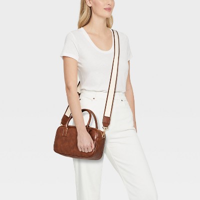 Universal Thread Small Satchel Handbag - Universal Thread™ Brown — фото 2